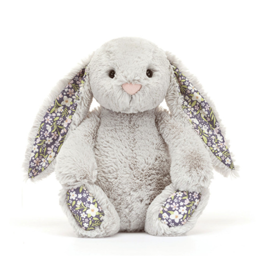 Jellycat Blossom Silver Bunny Bloom Medium
