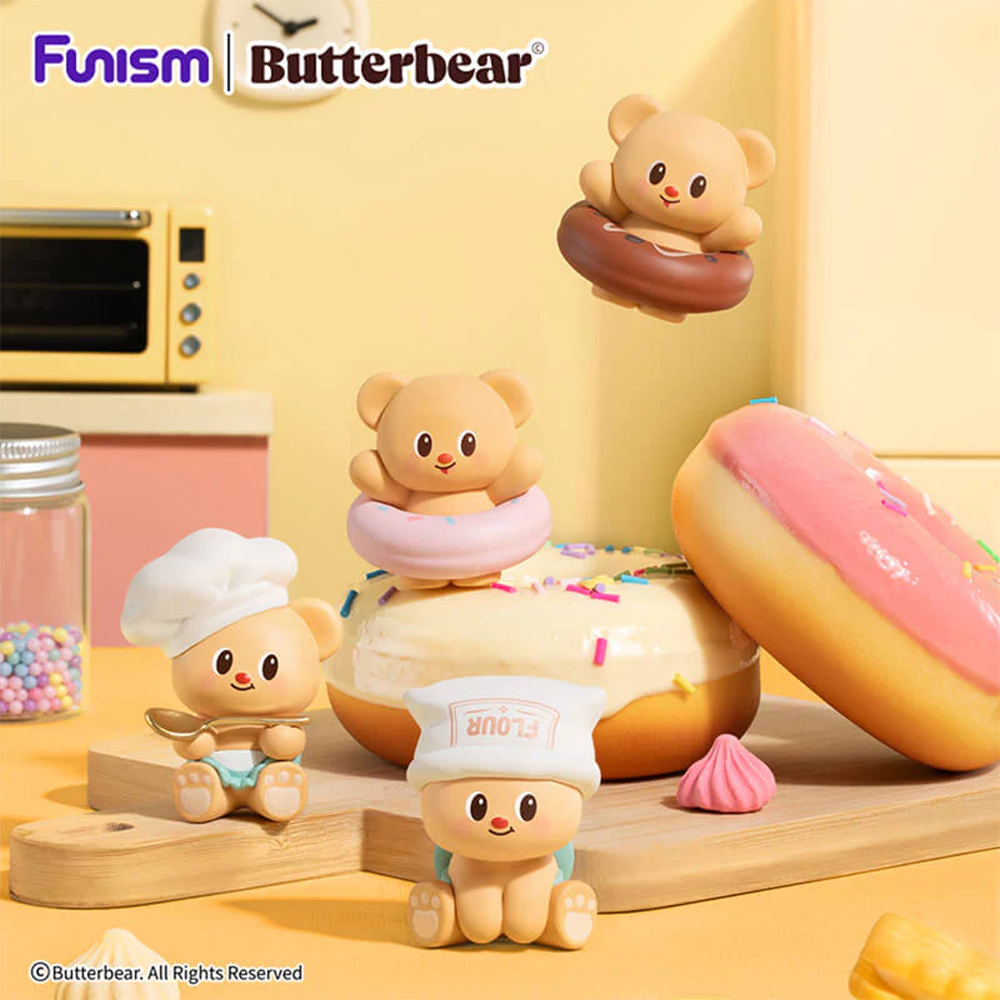 Butterbear Baked with Love Figures Pack of 3 Blind Box