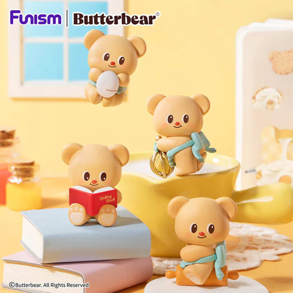 Butterbear Baked with Love Figures Pack of 3 Blind Box