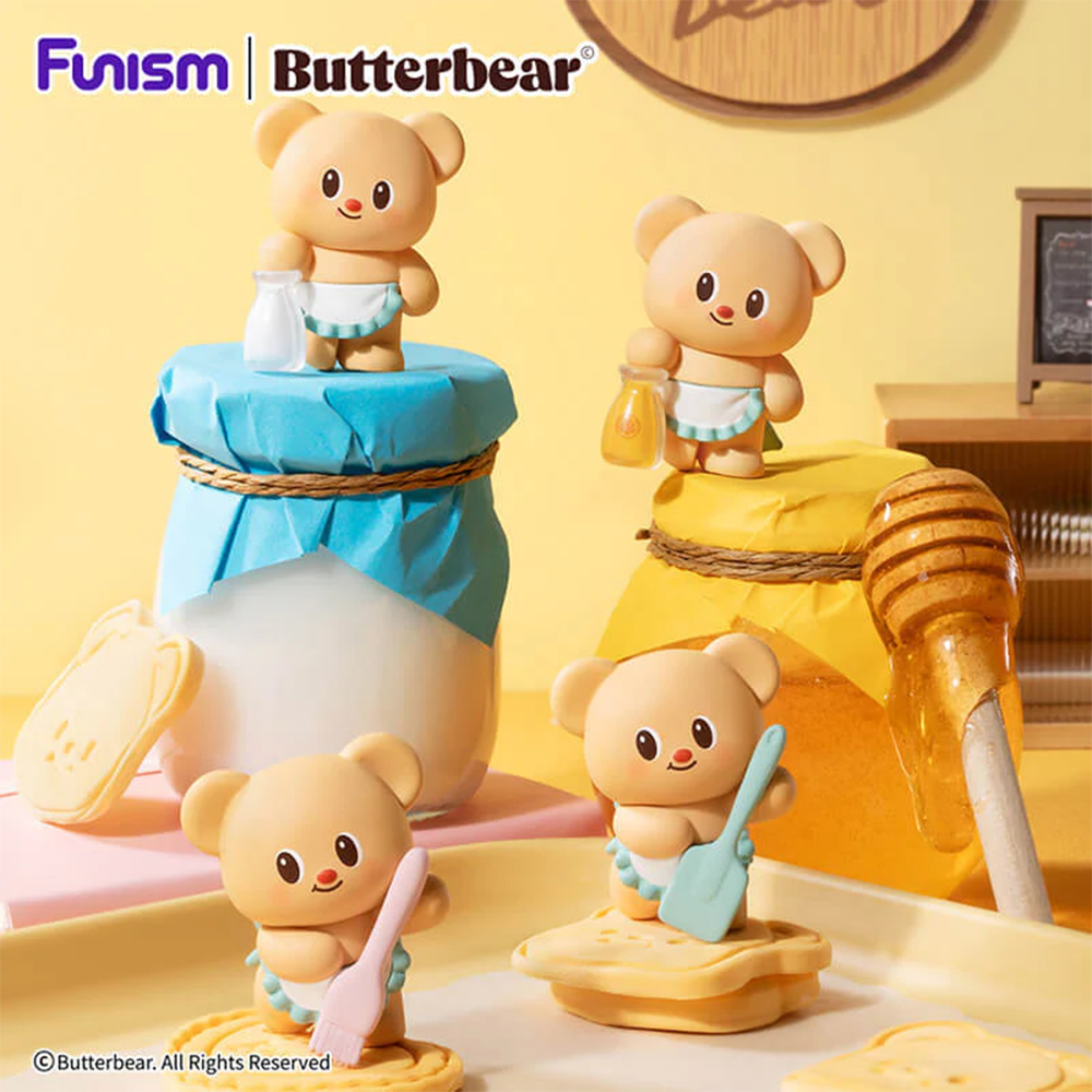 Butterbear Baked with Love Figures Pack of 3 Blind Box