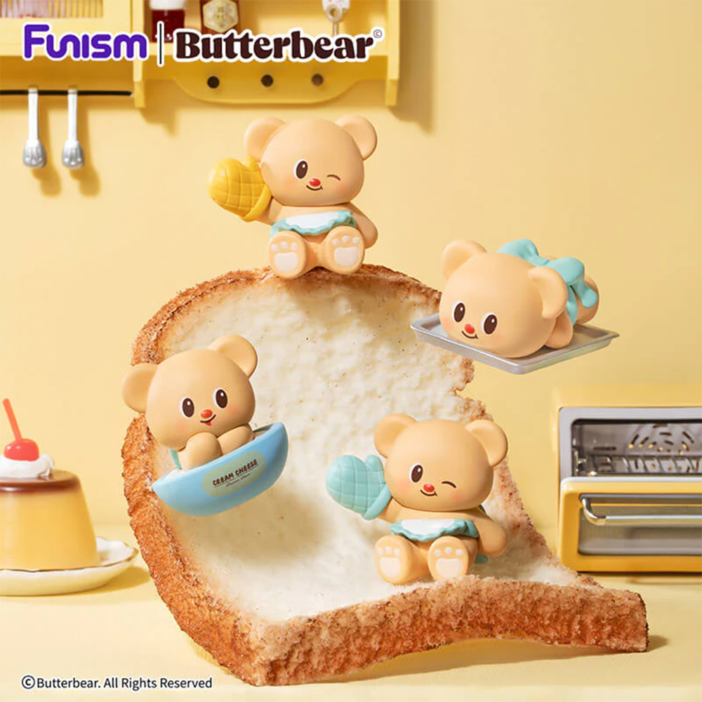Butterbear Baked with Love Figures Pack of 3 Blind Box