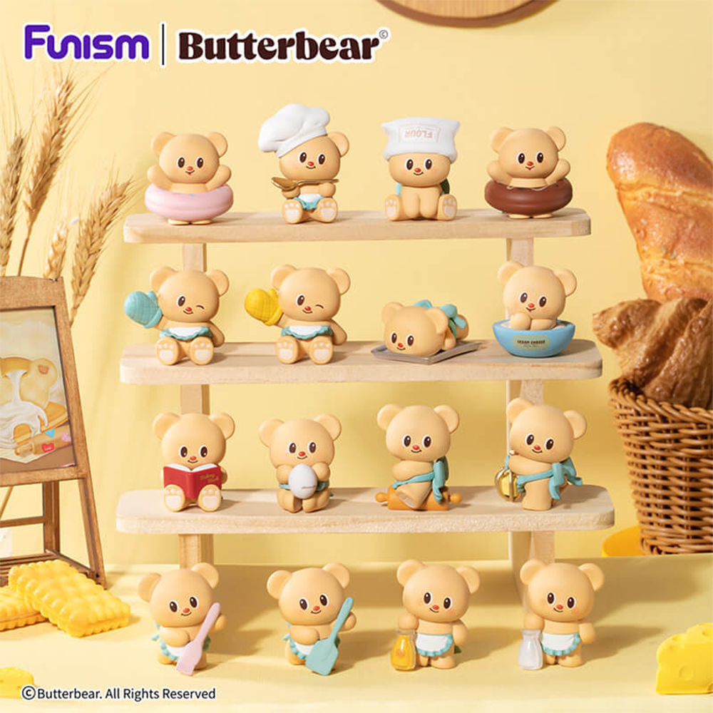 Butterbear Baked with Love Figures Pack of 3 Blind Box