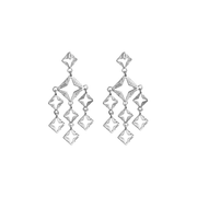 Lindi Kingi Earrings Byzante Embrace Silver