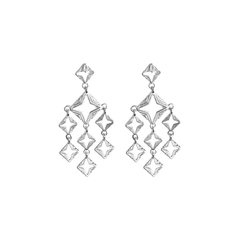 Lindi Kingi Earrings Byzante Embrace Silver