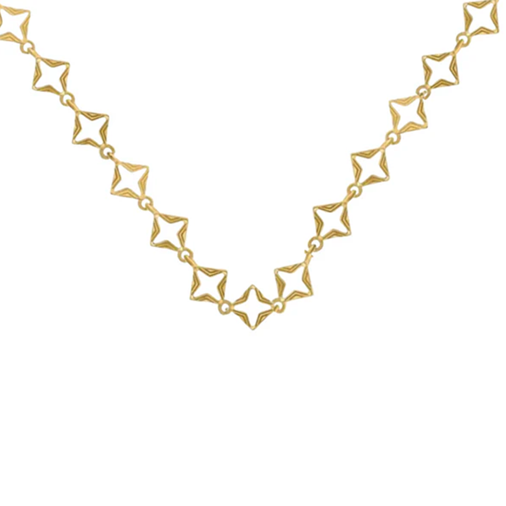 Lindi Kingi Byzante Embrace Necklace Gold