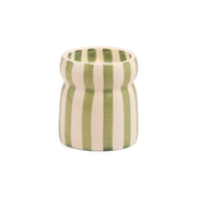 Paddywax Cabana Ceramic Candle Sage Striped Bora Bora 184g