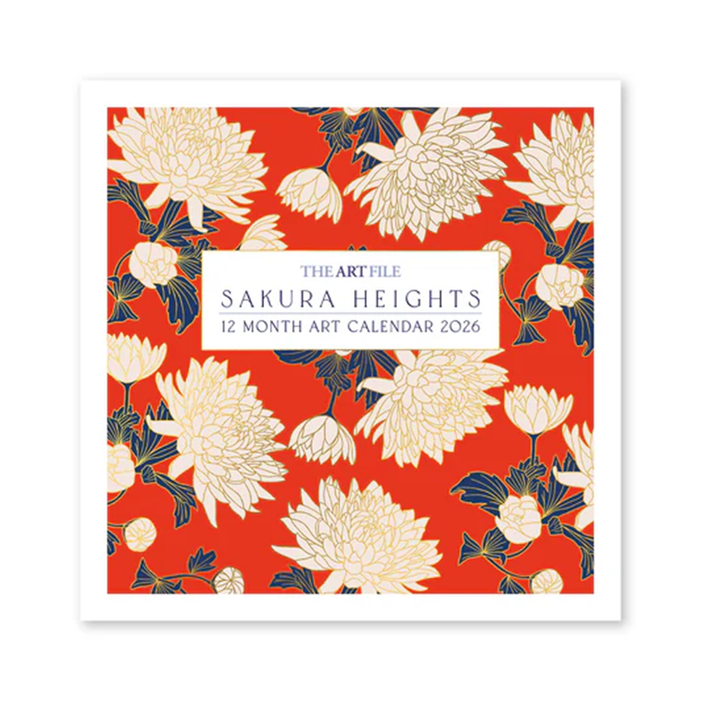 The Art File 2026 Wall Calendar Sakura Heights