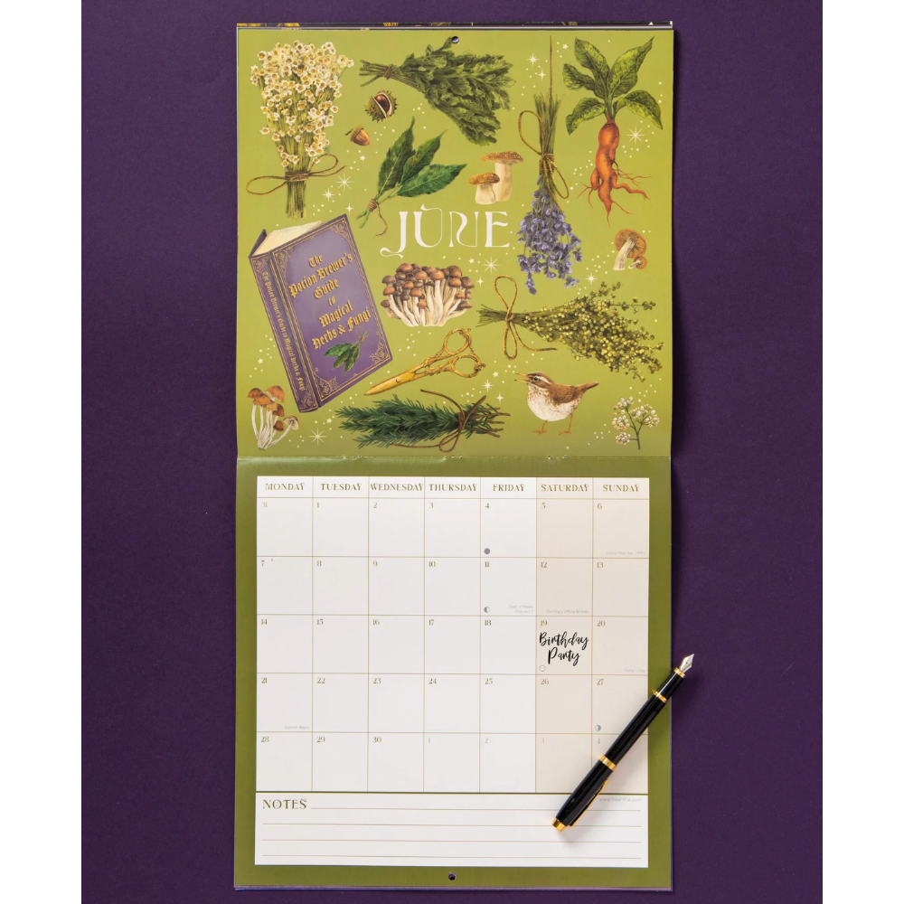 The Art File 2027 Wall Calendar Witchcraft