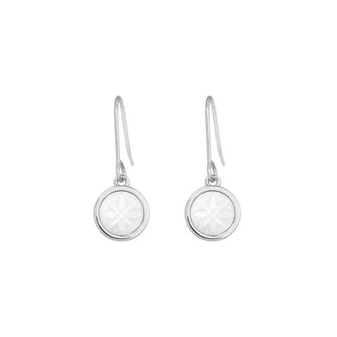 Little Taonga Earrings Matariki Whetū Silver