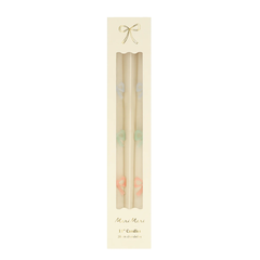 Meri Meri Taper Candles Pastel Bows