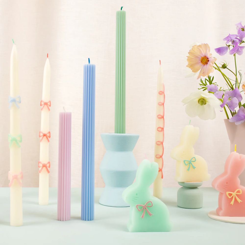 Meri Meri Taper Candles Pastel Bows