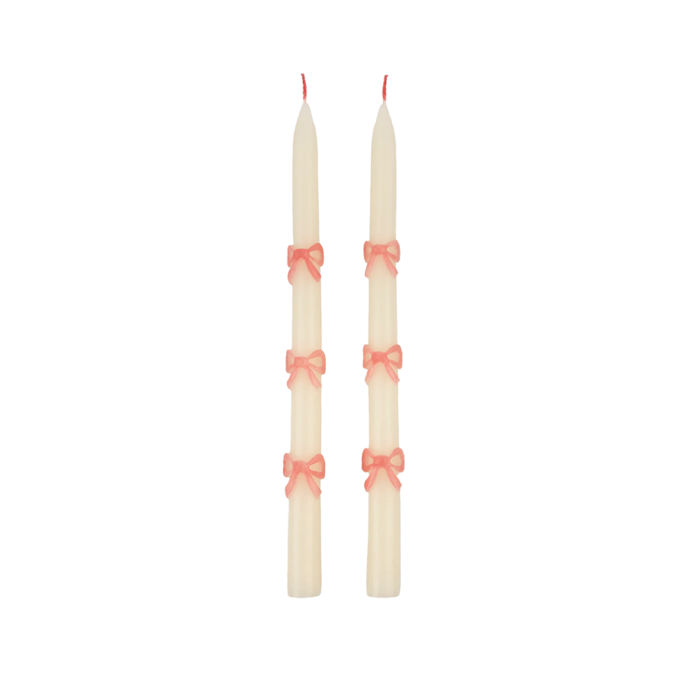 Meri Meri Taper Candles Pink Roses