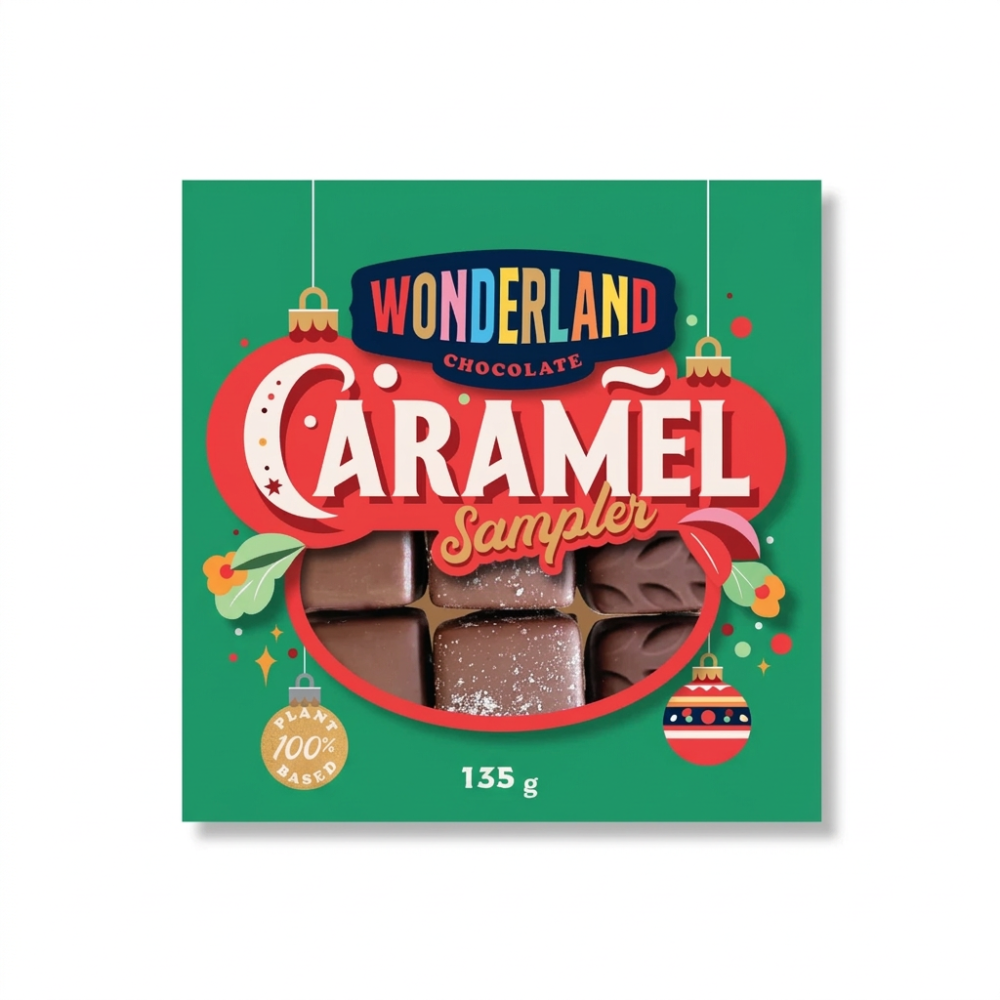 Wonderland Chocolate Caramel Sampler r 135 g box