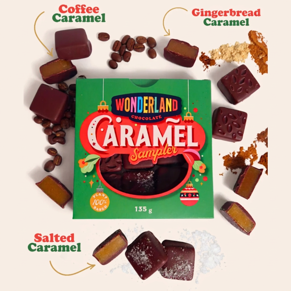 Wonderland Chocolate Caramel Sampler r 135 g box