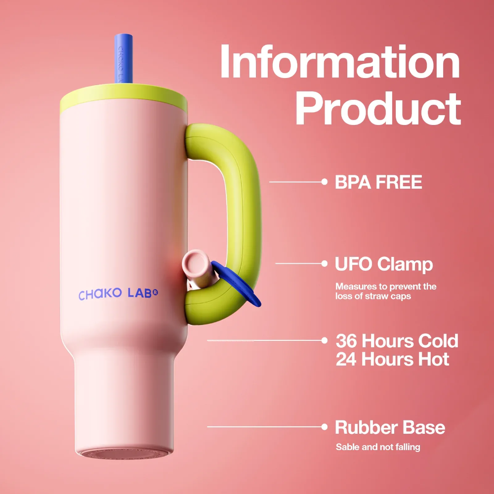 Chako Lab Bawang Tumbler Pink Green