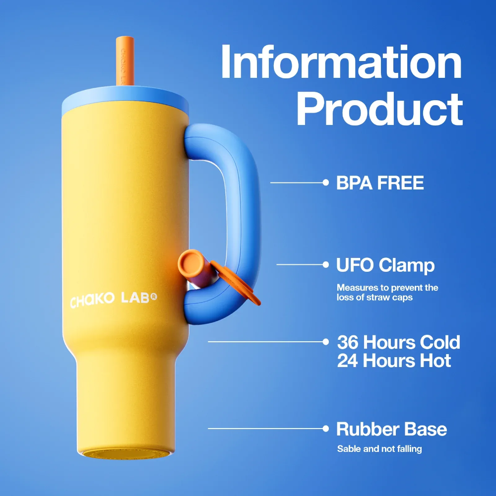 Chako Lab Bawang Tumbler Yellow Blue