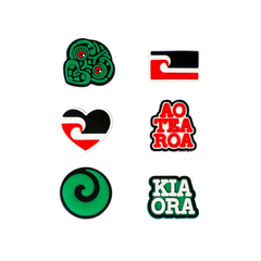 Shoe Accessory Charms  Aotearoa Set 6pcs