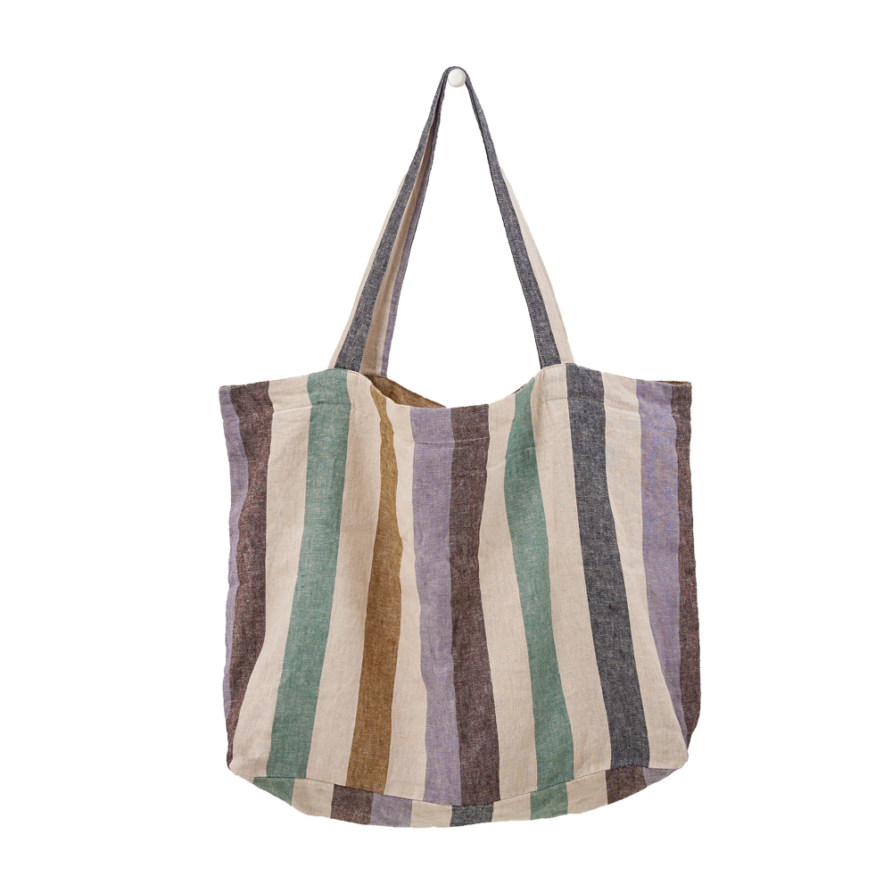 Citta Marra Striped Market Bag Multicolour