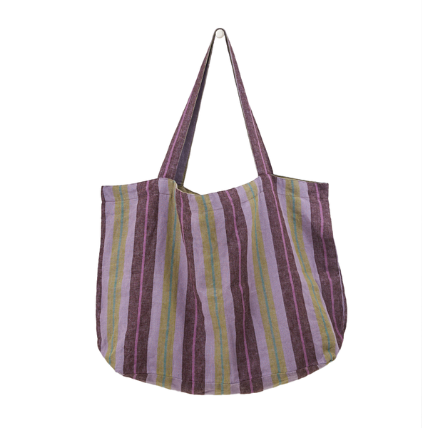 Citta Biarritz Striped Market Bag Multi