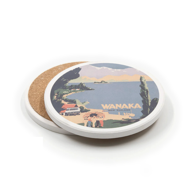 100% NZ Ceramic Coaster Wanaka Tourist