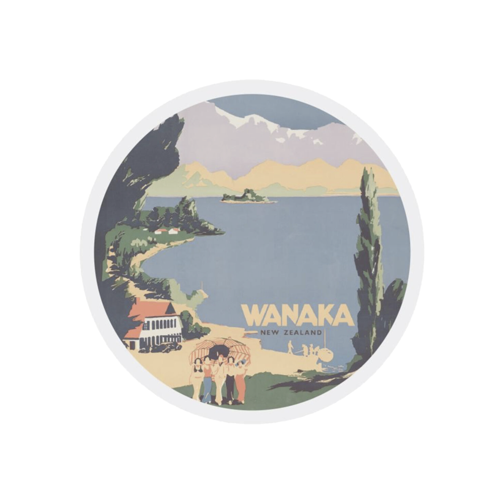 100% NZ Ceramic Coaster Wanaka Tourist