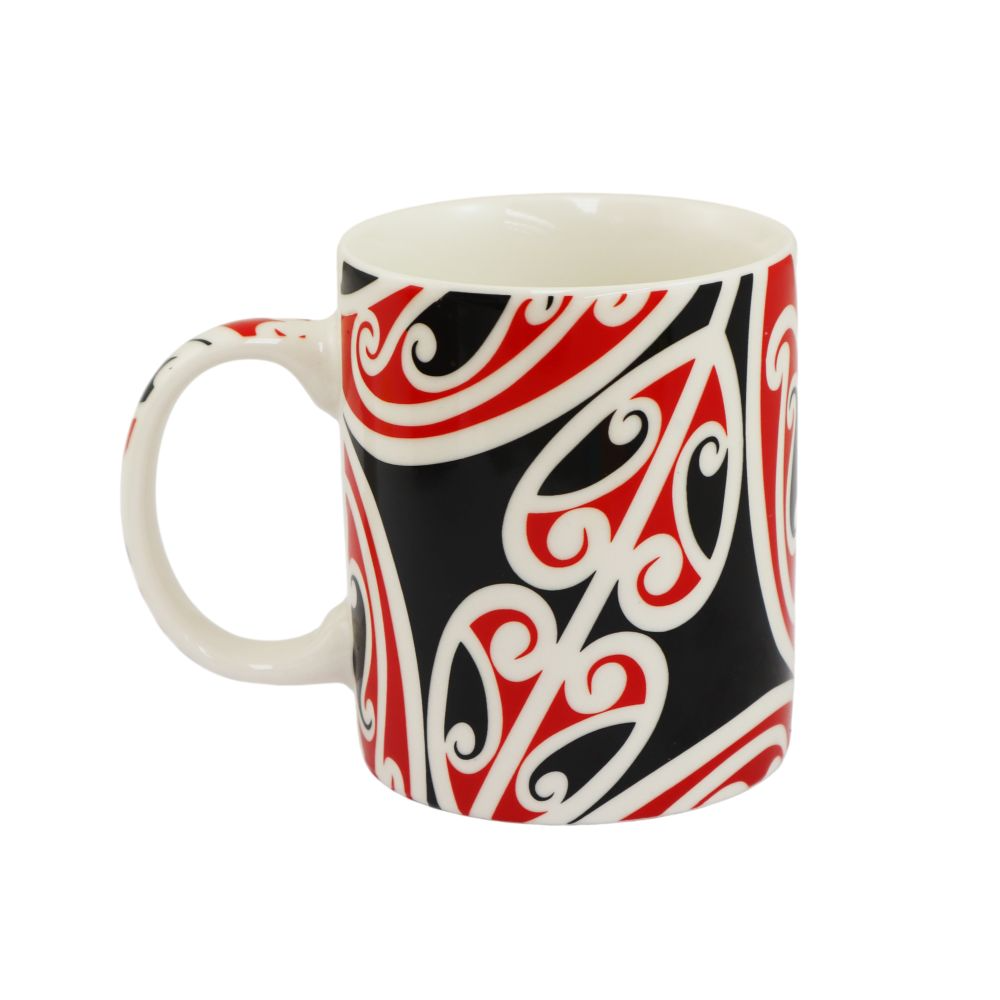 NZ Coffee Mug Ivan Tuari Red and Black