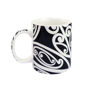 NZ Coffee Mug Ivan Tuari Black and White