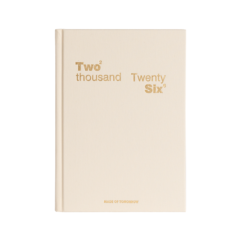 Made of Tomorrow 2026 Weekly Diary Classic Cream