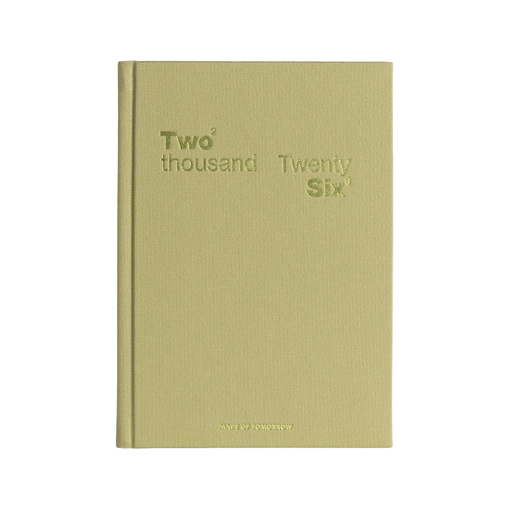 Made of Tomorrow 2026 Weekly Diary Classic Matcha