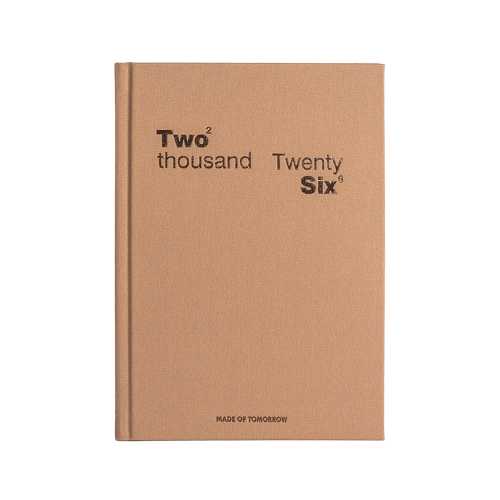 Made of Tomorrow 2026 Weekly Diary Classic Toffee