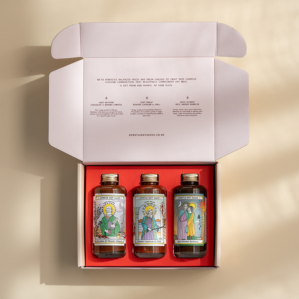 Apostle Hot Sauce The Disciples of Taste Trio Gift Box