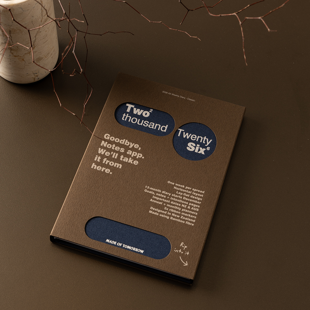 Made of Tomorrow 2026 Weekly Diary Classic Blueberry