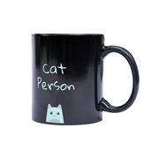 Pikkii Crazy Cat Person Heat Change Mug