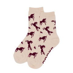 Baggu Crew Socks Horses