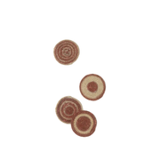 Citta Agora Woven Coaster Set of 4 Cherry Natural