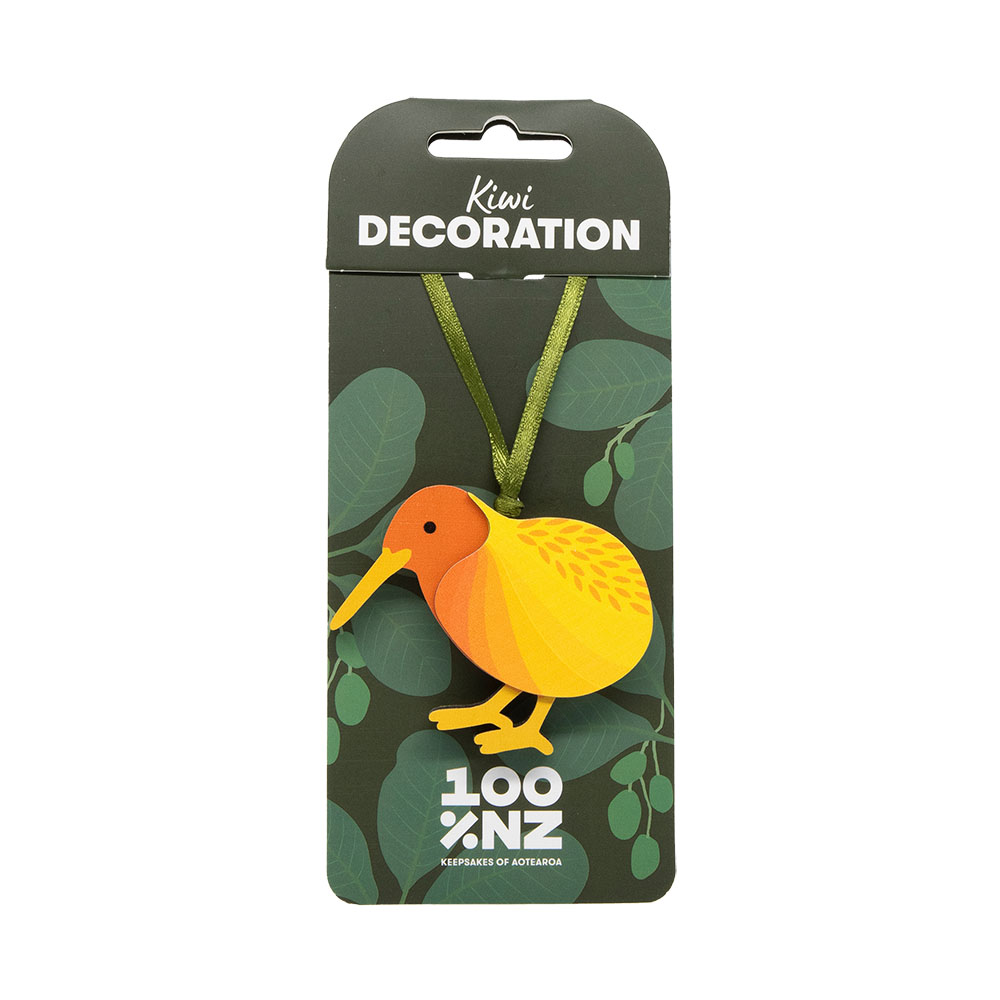 100% NZ Wooden Decoration Kiwi