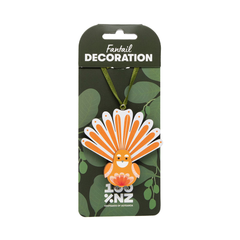 100% NZ Wooden Decoration Fantail