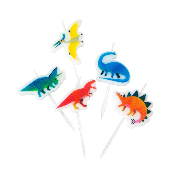 Talking Tables Birthday Candles Dinosaur