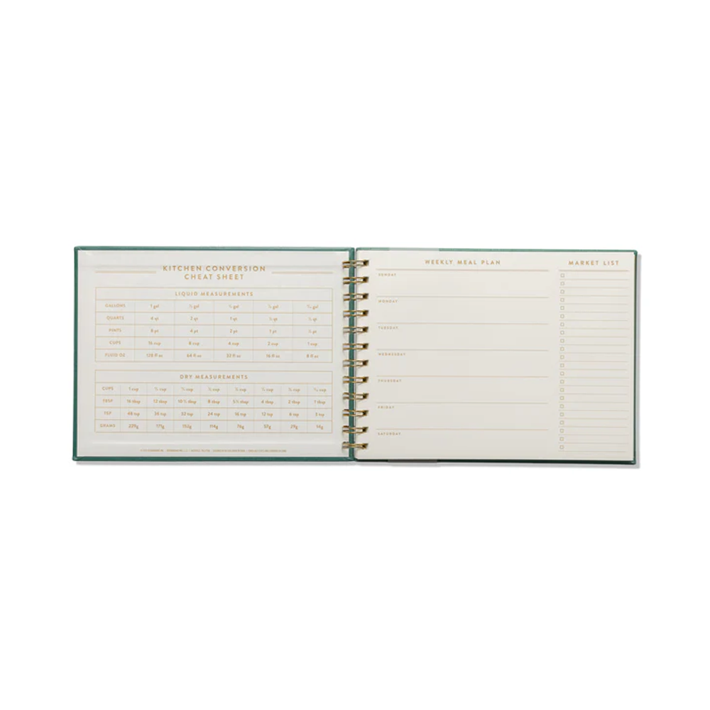 Weekly Meal Planner & Market Lists Booklet