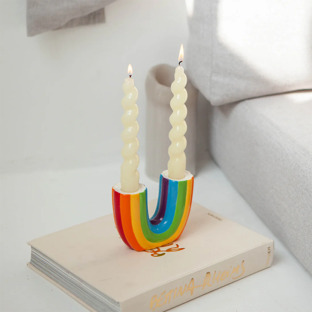 Doiy Rainbow Candle Holder