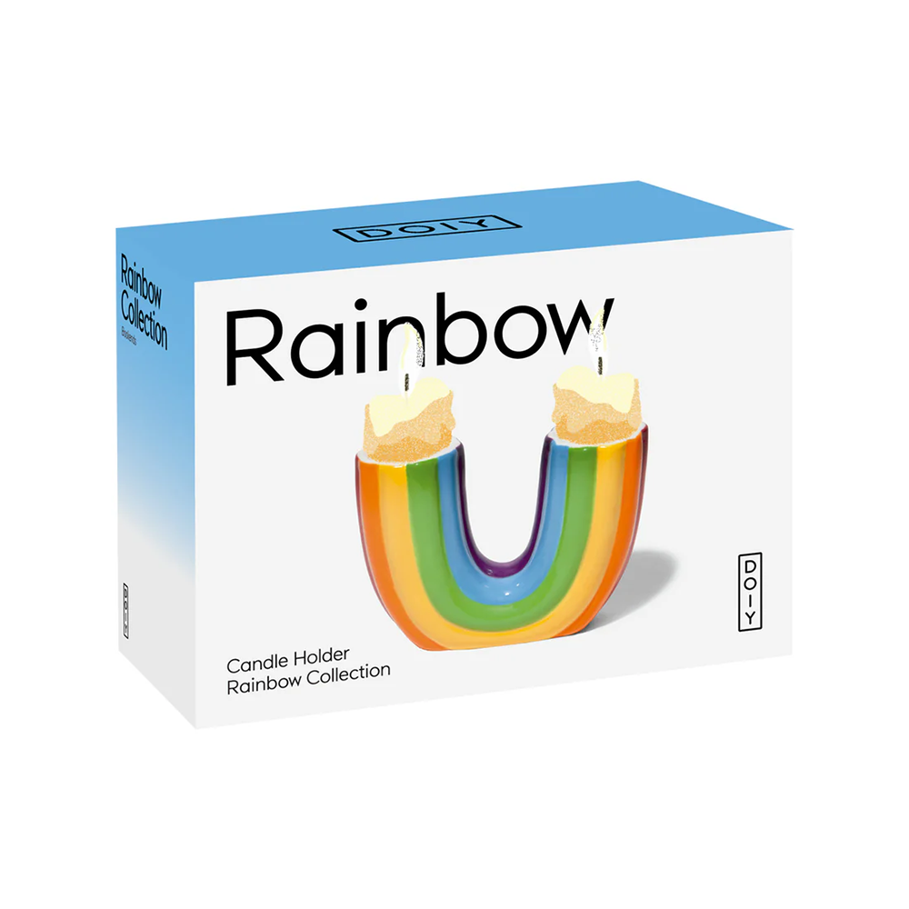 Doiy Rainbow Candle Holder