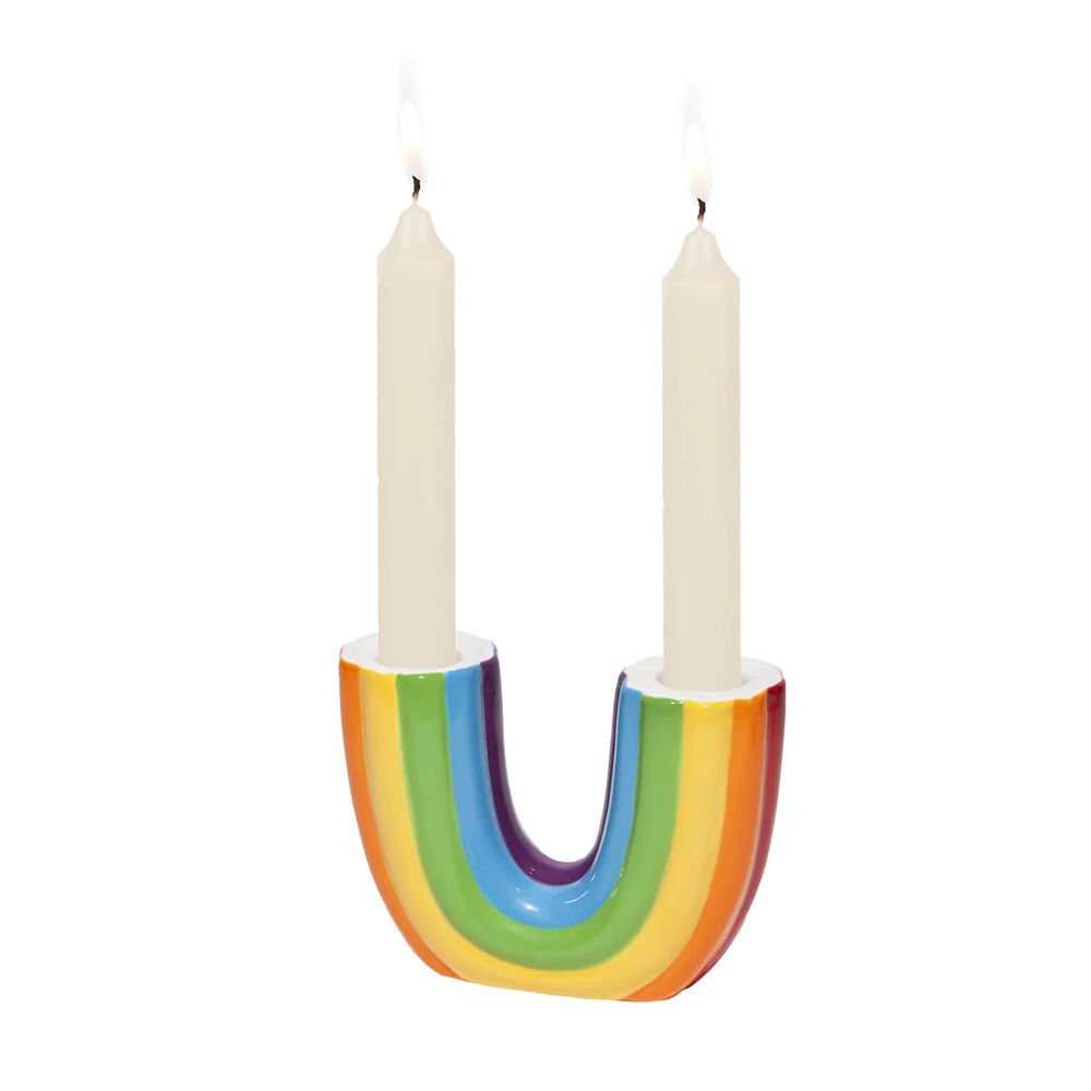 Doiy Rainbow Candle Holder