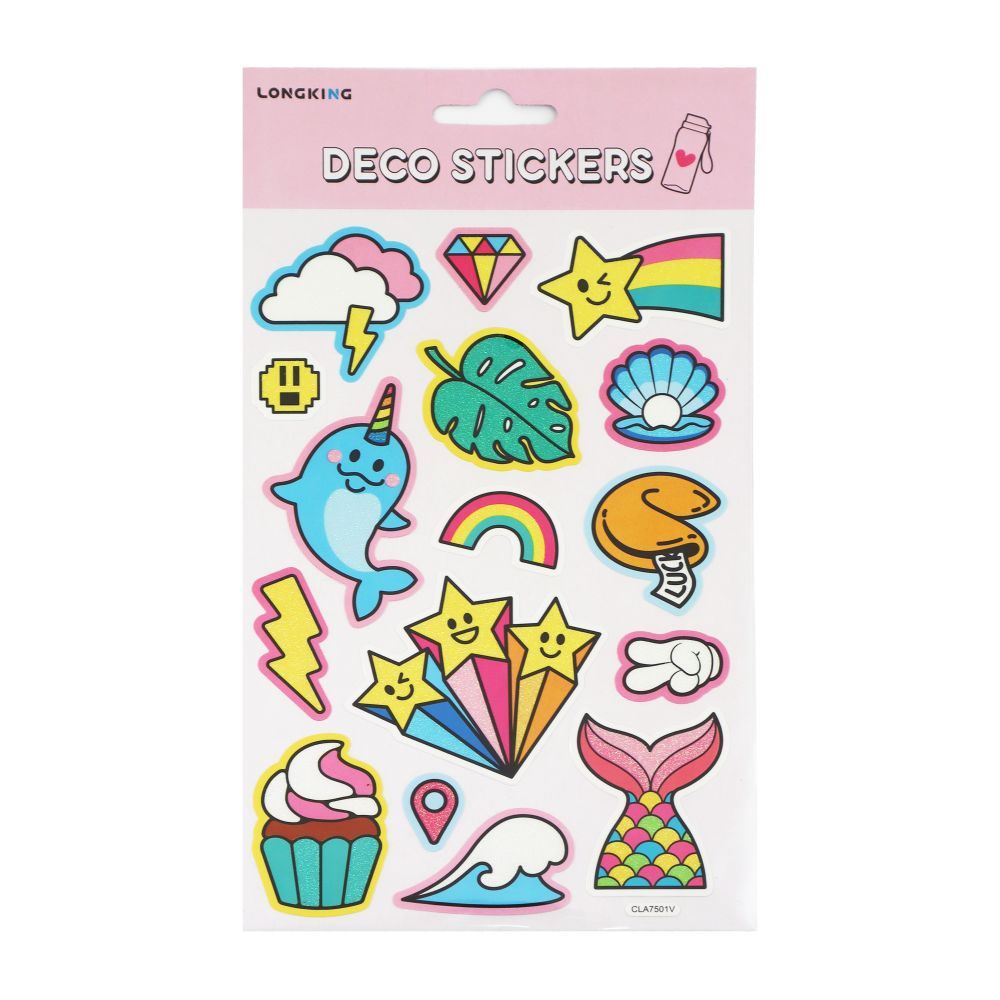 Deco Sparkly Fun Stickers