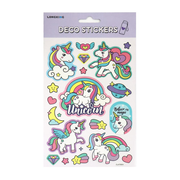 Deco Sparkly Unicorns Stickers