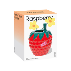 Doiy Farmers Market Ceramic Vase Raspberry