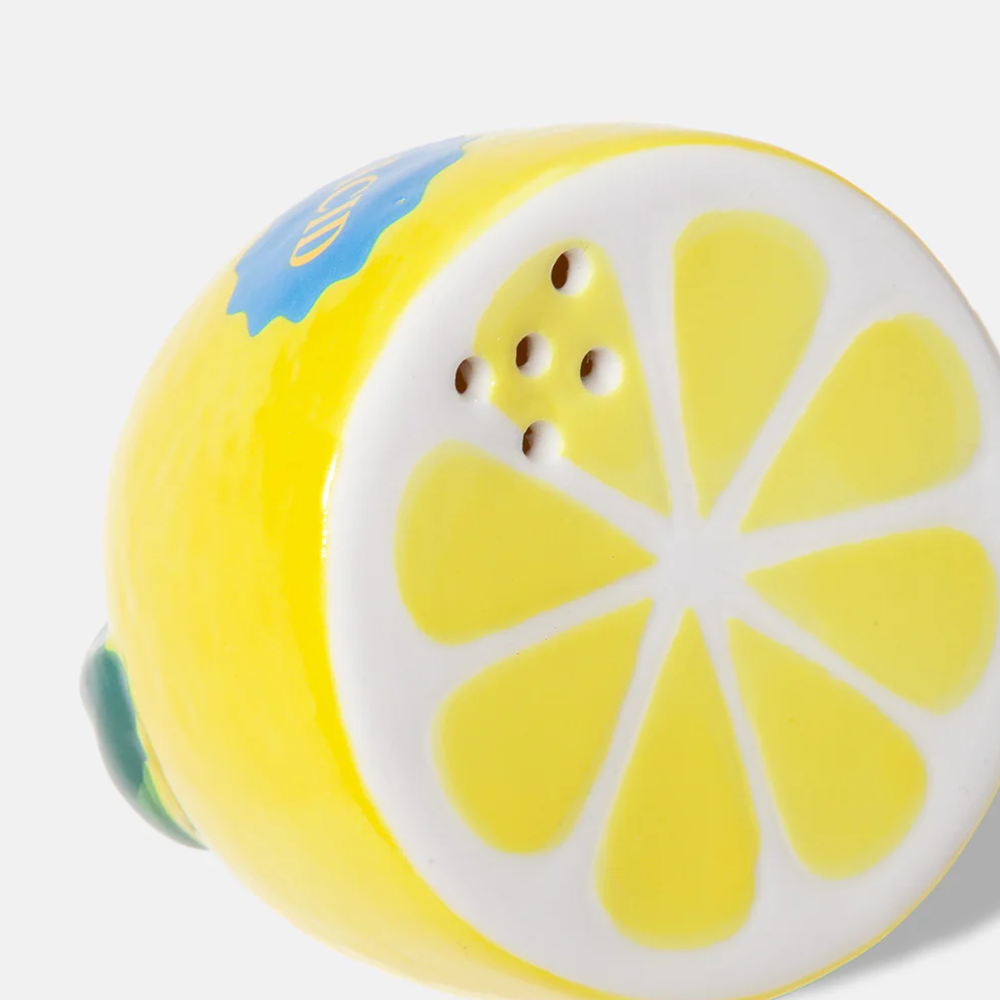 Doiy Farmers Market Ceramic Salt & Pepper Strawberry Lemon