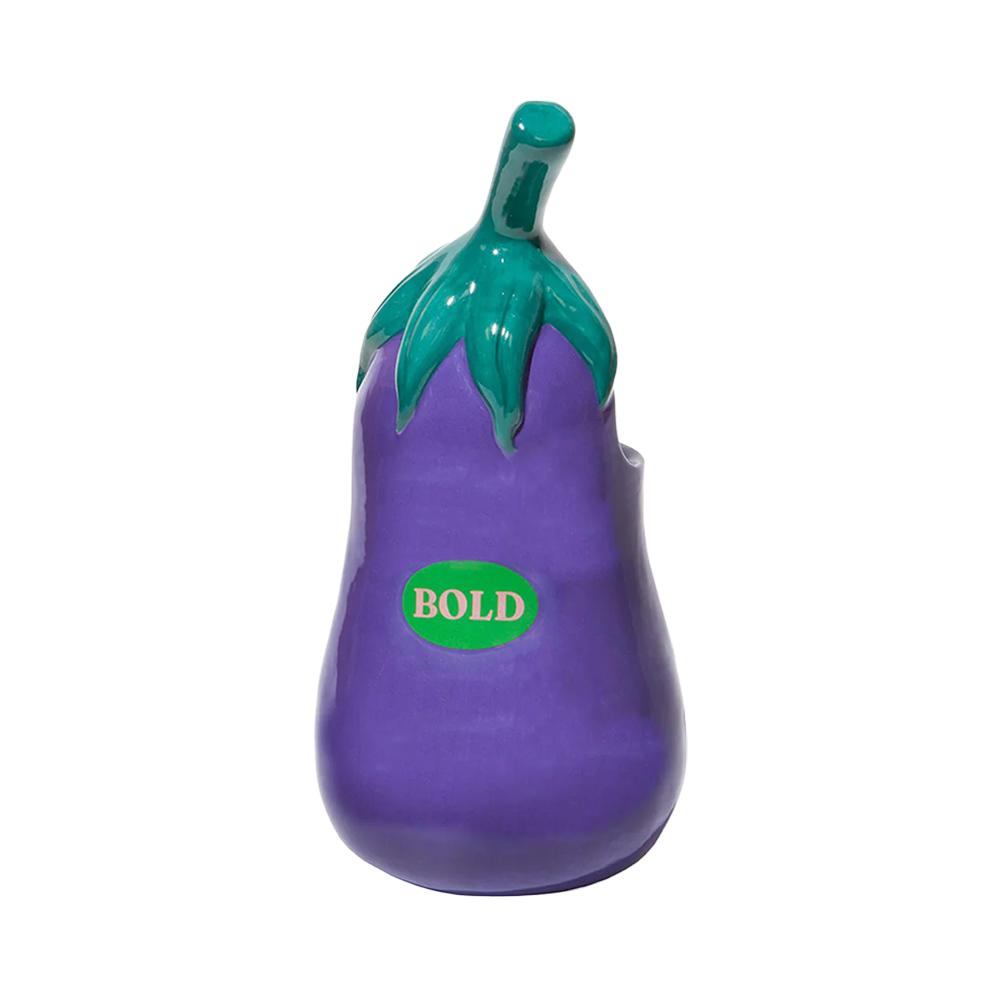 Doiy Farmers Market Ceramic Unensil Pot Eggplant