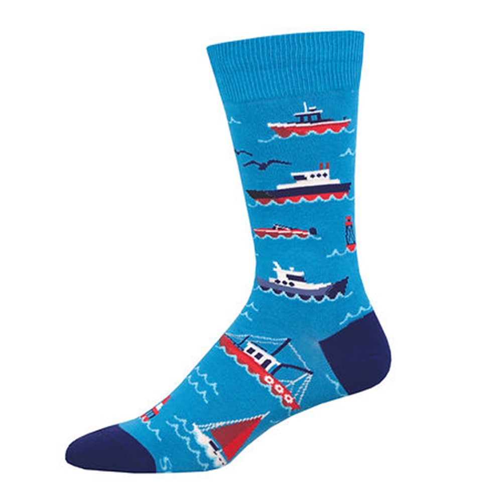 Socksmith Socks Mens Don't Rock The Boat Blue