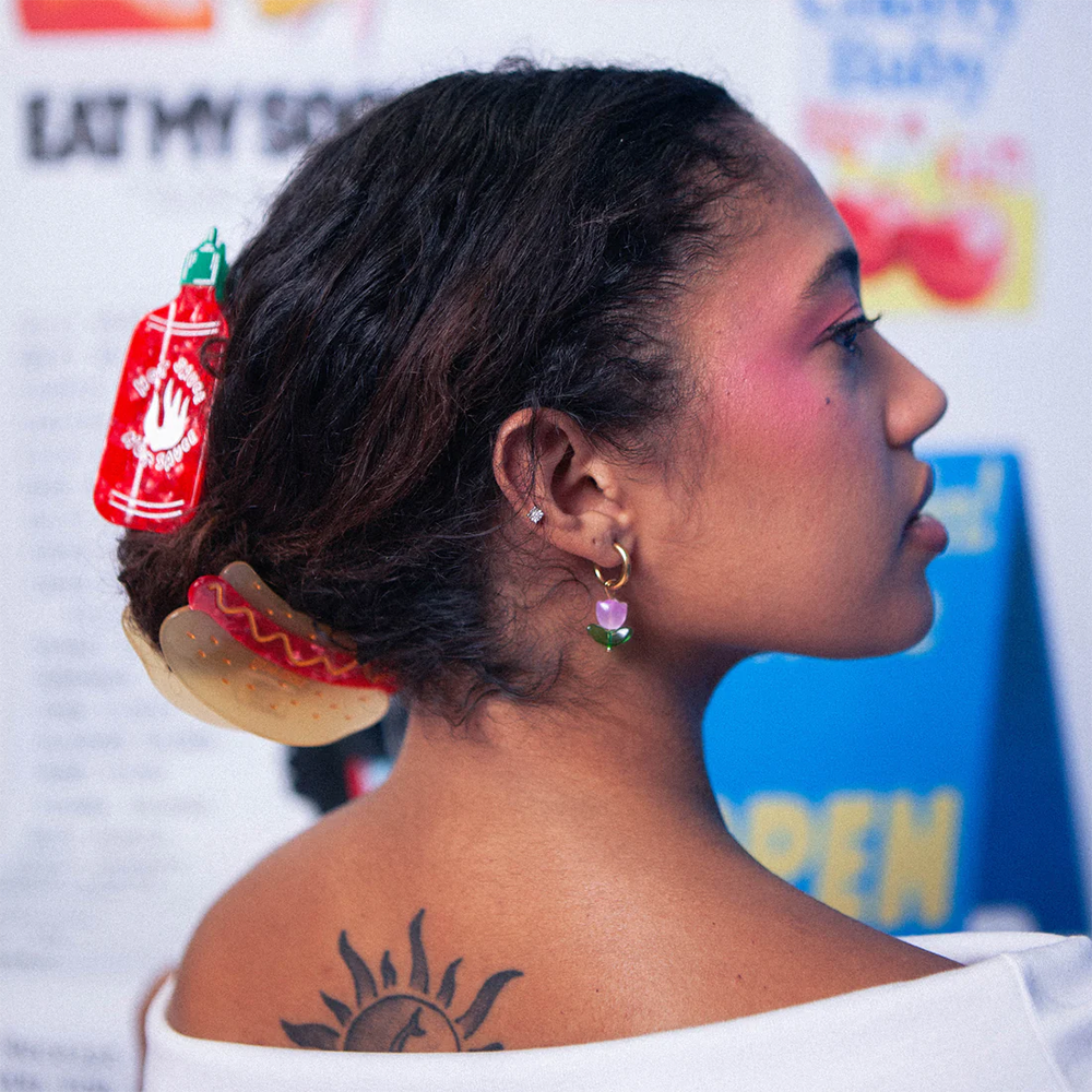 Eat My Socks Hair Claw Sriracha