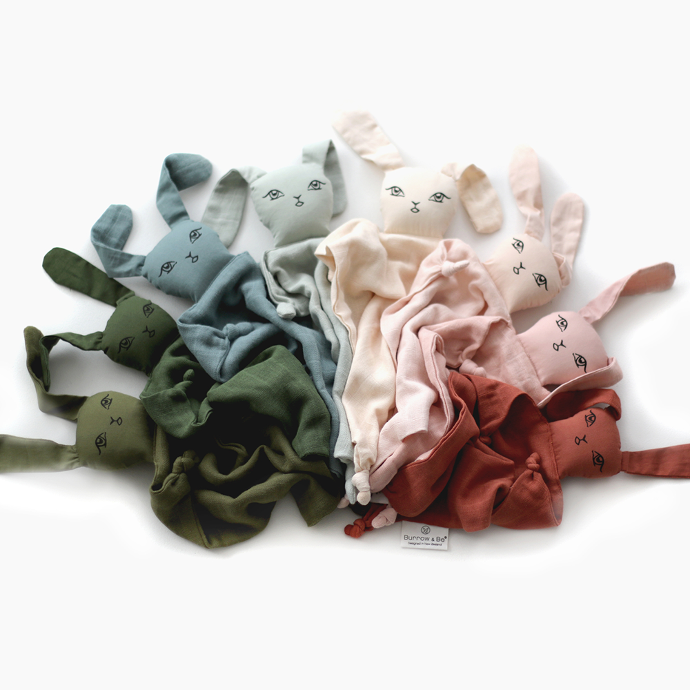 Muslin Bunny Comforter Sage